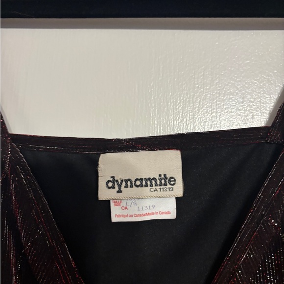 Dynamite Black and Pink Camisole - Picture 3 of 4